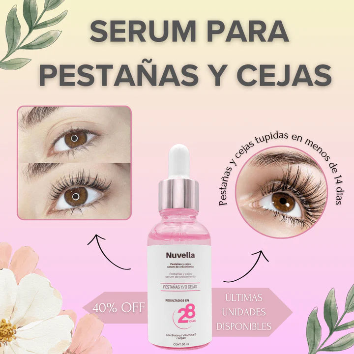 NUVELLA - SERUM DE PESTAÑAS Y CEJAS