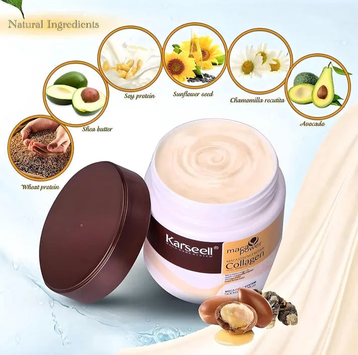 COMBO KARSEELL 3 EN 1 ( MASCARILLA KARSEELL + SHAMPOO + ACEITE DE ARGÁN )