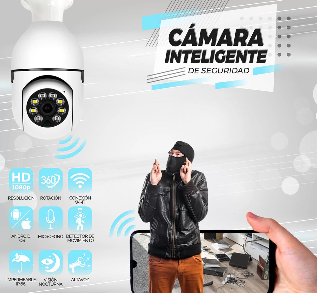 FOCO CAMARA CON GIRO DE 360°