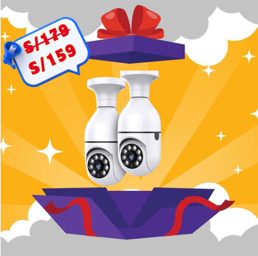 FOCO CAMARA CON GIRO DE 360°