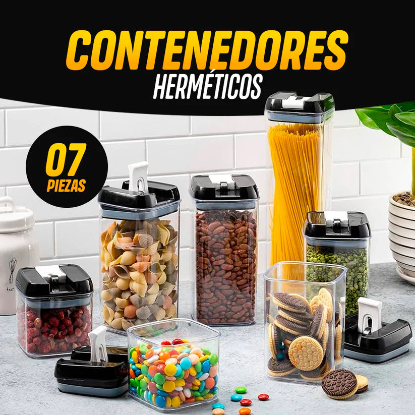 CONTENEDORES HERMÉTICOS X 7