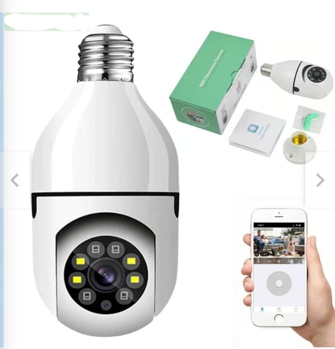 FOCO CAMARA CON GIRO DE 360°